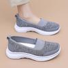Fashion 2025 Summer New Women's Casual Shoes Summer Breathable Mesh Flat Shoes Women's Comfortable and Lightweight Thick-Soled