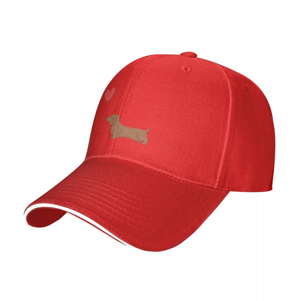 Sausage Dog Holding a Balloon Cap Baseball Cap Cap Hat Winter Hat Hat for Women Unisex's
