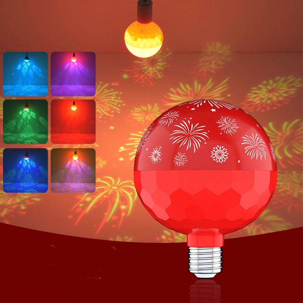 Good Luck Fesitival Projection Bulb Blessing Party LED Night Light Party