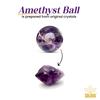 Amethyst Crystal Ball – Healing Crystals Amethyst Stone Purple Ball for Clear Thinking, Peace, Spiritual Growth, Calmness, Positive Energy and Chakr