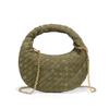 Borsa Clutch Mini e Carina alla Moda per Autunno e Inverno, Piccola Borsa Opaca Intrecciata a Mano, Borsa a Tracolla Versatile Monospalla per Donna