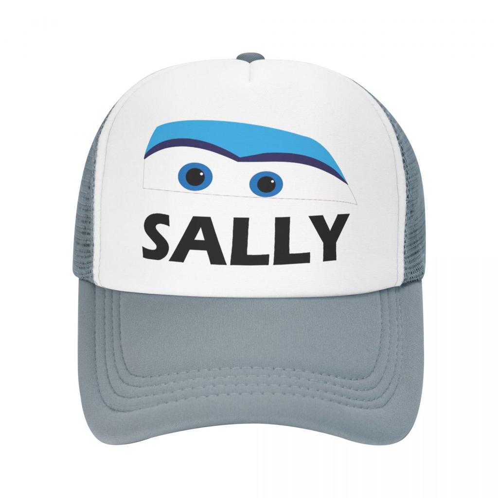 Ligtning Sally Eyes Mcqueen Foam Mesh Trucker Hat Vintage Summer Outdoor Mesh-back Baseball Cap Adjustbale
