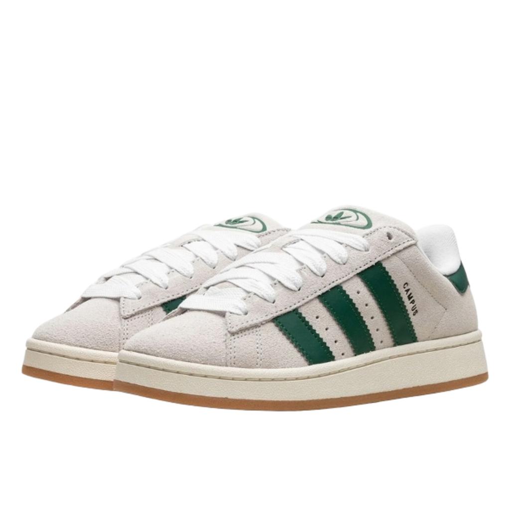 Adidas Campus 00s Crystal White Dark Green