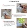 Wireless Remote LED Strobe Light Colours USB Rechargeable Car Motorcycle Bike Aircraft Warning Anti-collision Flashing Lamp