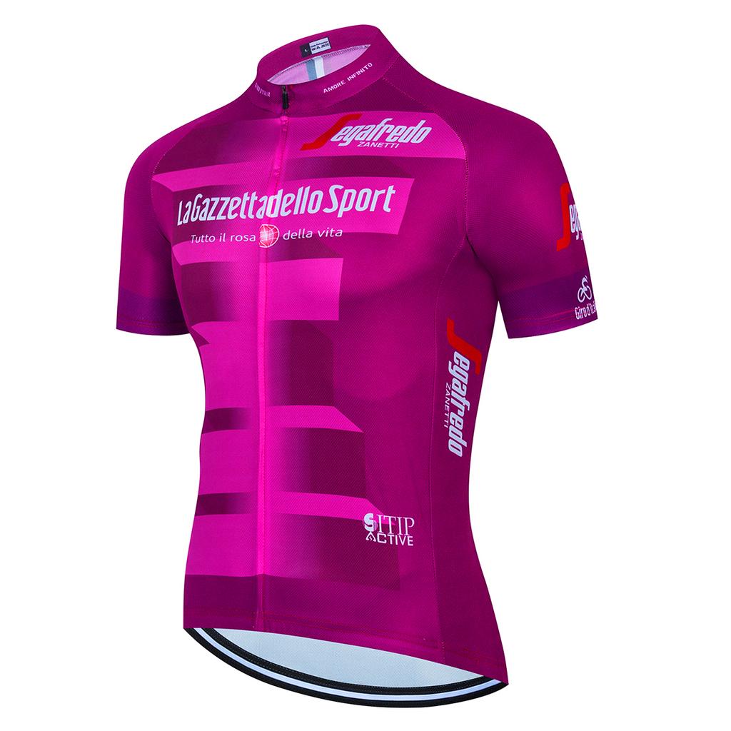 Cycling Jersey Tour De Giro D'ITALIA Pro Team Short Sleeve Cycling Jersey Maillot Ciclismo Hombre MTB Road Bike Shirts Tops 2026