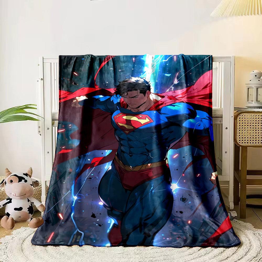 

Dynamic superhero pose with vibrant lighting and a flowing red cape. for all seasons blanket lunch break throw gift 80cm x 120cm