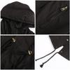 Baumwolle Mit Kapuze Windjacke frauen Frühling Herbst Lose Einfarbig Langarm Kordelzug Chic Jacke S-3XL