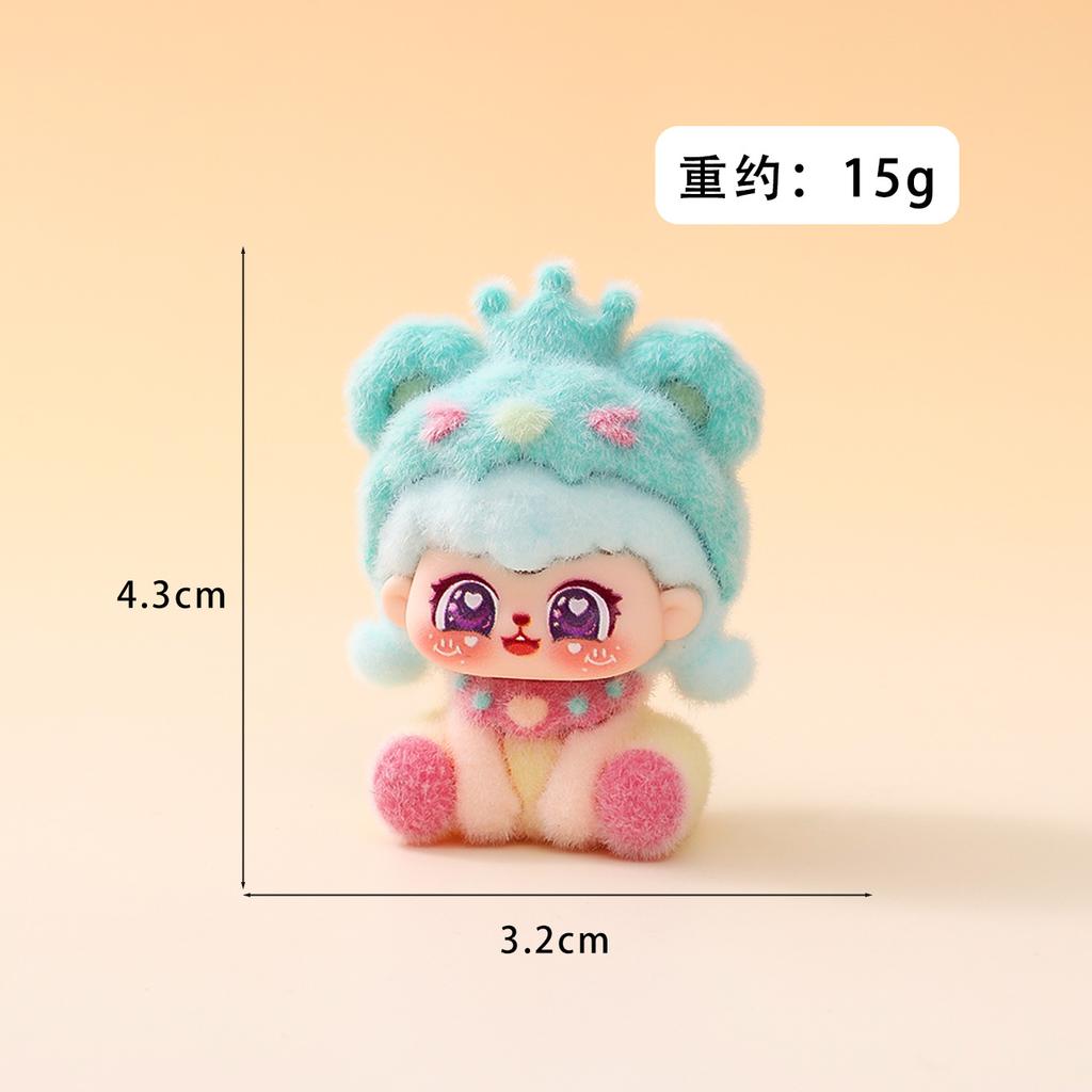 9pcsSet Lion Lili Figure Toy Mini Baby Girl Figurine Desktop Decoration Model Ornaments Toys Boys Girls Birthday Gifts