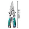 New Foldalbe Wire Stripping Pliers Voltage Testing Cable Cutting Crimping Pliers Multifunctional Wire Stripper Electrician Plier