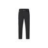 Solid Color Lace-Up Sports Woven Casual Pants Men Bottoms Deep-Black A11M417801F-BK
