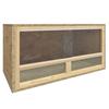 Terrarium - Exclusive House - Engineered Wood - 60 X 30 X 30 Cm - Anti-yellowing Glass