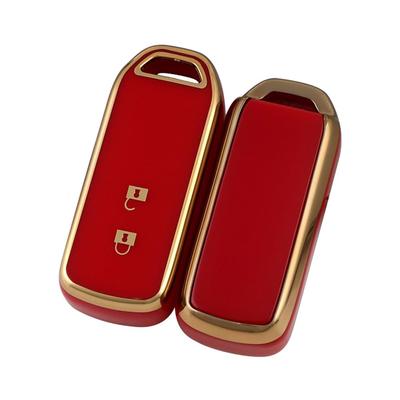 Kinotaka Honda N-WGN Car Smart Key Case 2 Button NBOX N-VAN N-ONE N Wagon N One TPU Key Cover (Red)