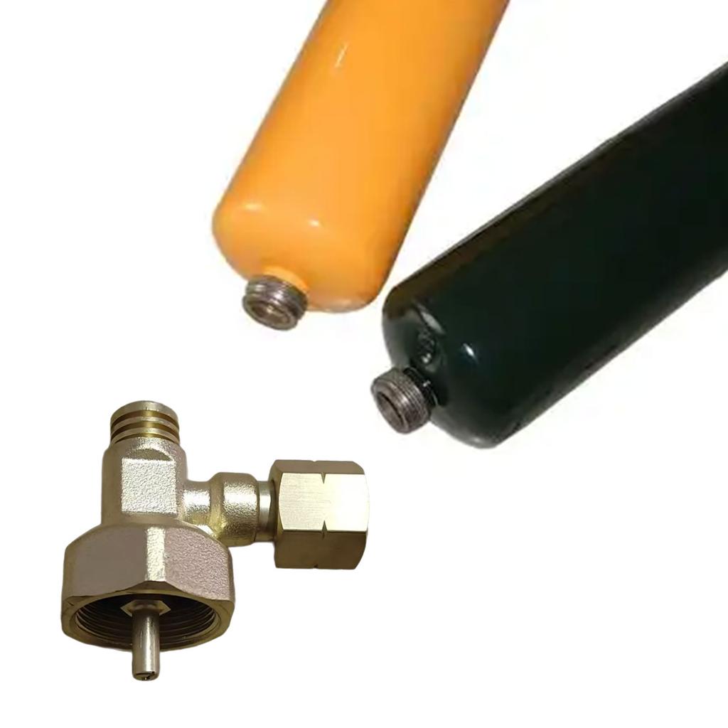 Two Outputs Gas Tanks Conversion Gas Distributor Conversion Head 2 in1 Propane Adapter Extension Gas Furnaces Adapter