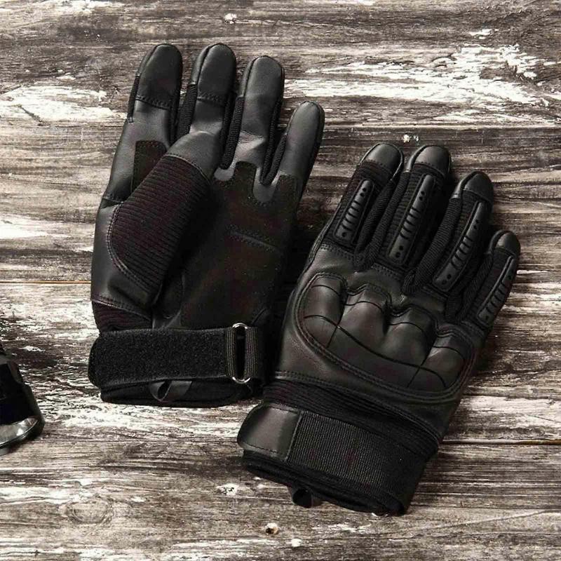 Indestructible Protective Tactical Full-Finger Gloves, Heavy Duty Tactical Gloves Riding Work Outdoor Sport Men Gloves
