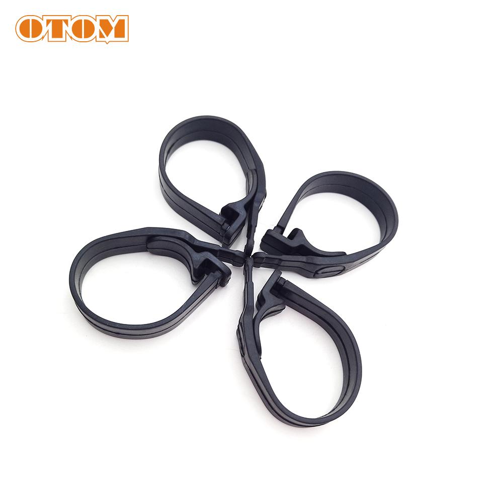 OTOM Motorcycle Headlight Mask Rubber Head Light Bracket Fixing Strips For KTM EXC XCW HUSQVARNA FE TE TX GASGAS ECF 125 250 450