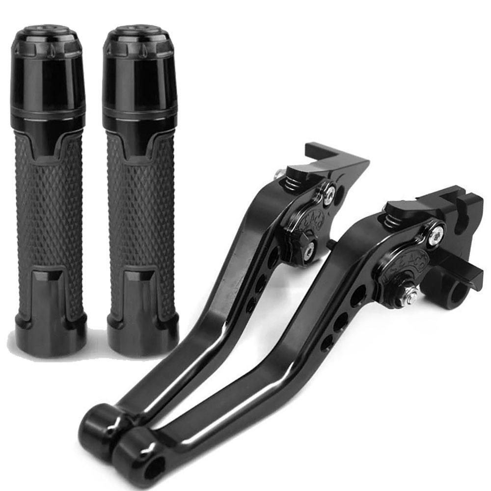 Italika 250Z Motorcycle CNC Brake & Clutch Levers with Handlebar Grips | South America Compatible