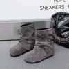 Retro suede Martin boots winter new versatile short boots