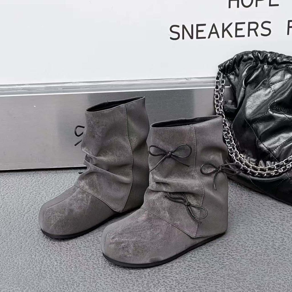 Retro suede Martin boots winter new versatile short boots