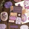 40Pcs/Box Mr. Paper Light Retro Label Box Stickers Writable Sealing Sticker Decoration Handbook Stickers Aesthetic Stationery