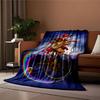 Colorful Jester on Unicycle Blanket for all seasons blanket lunch break throw gift