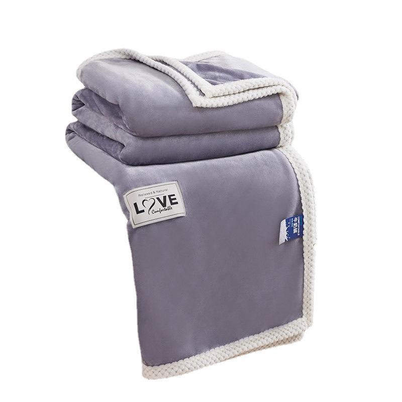 Nowy Koc z Mlecznego Polaru w Jednolitym Kolorze Koc z Polaru Beibei w Jednolitym Kolorze Koc Wielofunkcyjny