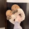 Autumn Winter Slippers for Women Plush Cute  Home Warm Cotton Slippers Cartoon Home Indoor Shoes