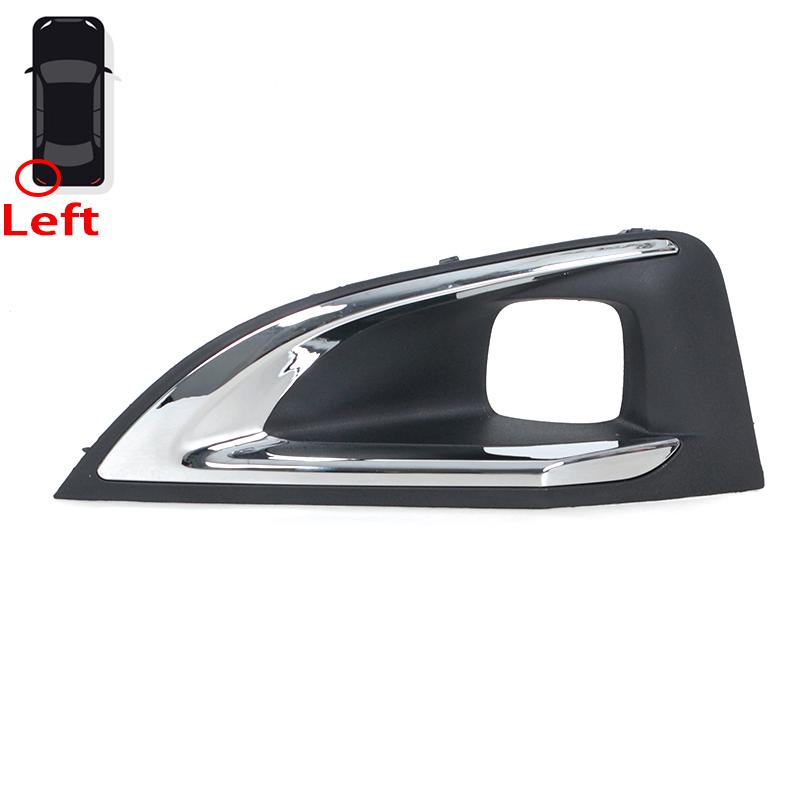 Car Front Bumper Lower Grille Fog Lamp Cover No sensor hole Fog Light Cover Trims For Peugeot 4008 5008 GT YL004127XT