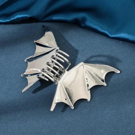 Halloween Haarklaue Fledermaus Totenkopf Hand Spinne Design Haarspange Metall Sicherer Halt Hinterkopf Haarklaue Party Abschlussball Accessoires