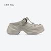 Summer new fashion platform leather hole shoes versatile outer wear casual beach slippers women's shoes