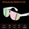 Wireless BT Sunglasses Object Recognition Anti-Glare Protection Goggles AI Photography Sports Glasses for Hiking Camping