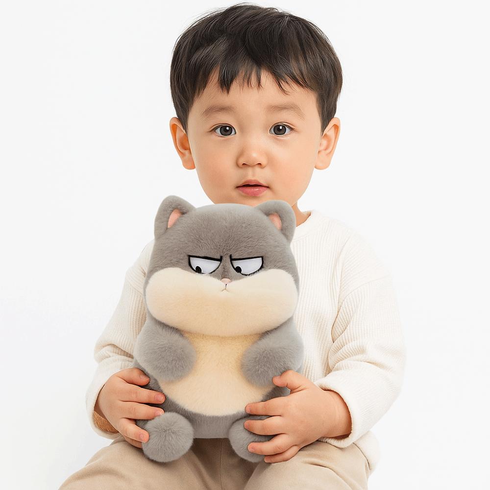 Interactive Cat Stuffed Animal Doll PP Cotton Kitty Stuffed Animals Toys  Decoration Gifts