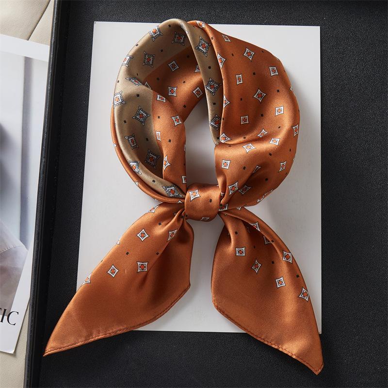 100% mulberry silk silk scarf 65x65 medium square scarf women s spring and autumn with shirt neck protection scarf decoration thin