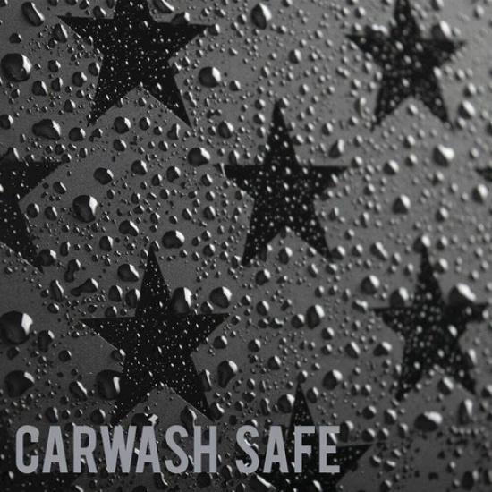 For Dodge Nitro 2007-2012 USA Flag Carbon Fiber Rear Window Sticker Decal Trim