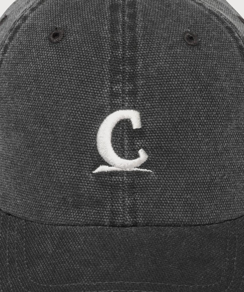 COVERNAT [Cozy Fit] Symbol Logo Oxford Washed Ball Cap Black