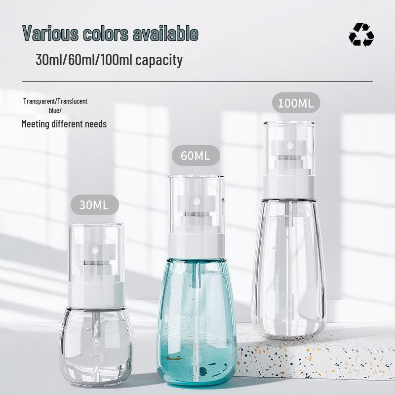 Ultra-Fine Mist Travel Spray Bottle for Makeup, Water, and Alcohol - Portable, Refillable, Moisturizing Face Spray Pot