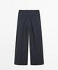 Masimodutti Melange Linen Suit Pants