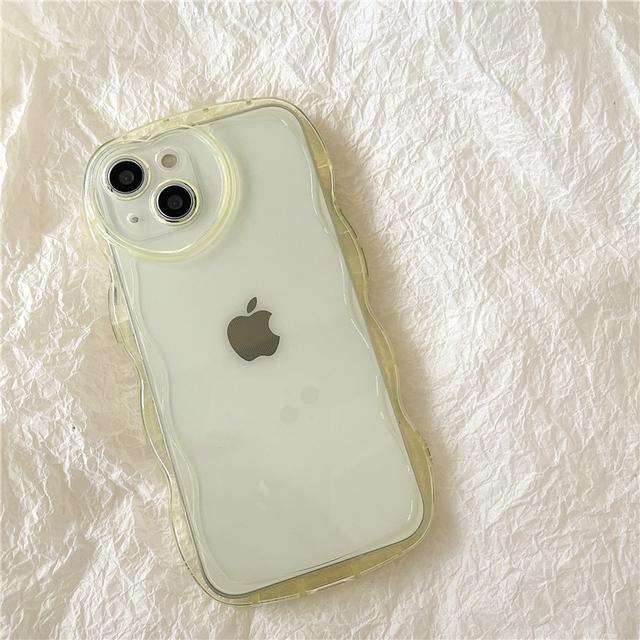 

Прозрачный фигурный волнистый мягкий чехол для Iphone 14 13 12 11 Pro Max X Xr Xs Max 13 Love Heart, защитный силиконовый чехол для камеры For iPhone 13Pro