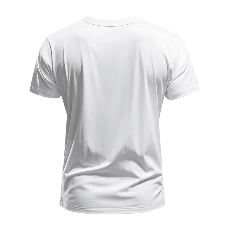 Ανδρικό Καλοκαιρινό Αθλητικό T-Shirt V-neck Γρήγορου Στεγνώματος