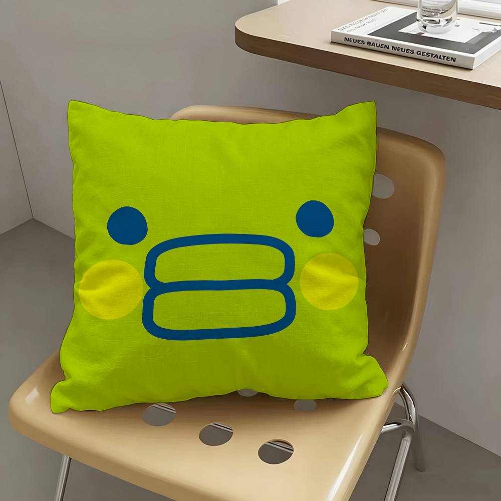 1pc T-Tamagotchi M-Mametchi Pillow Case Fashion Square Pillowcase Bedroom Sofa Room Ins Decoration Leisure