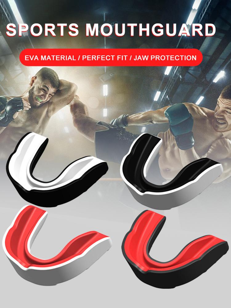 4Pcs Mouthguard Slim Fit Mouth Guard Combat Sports Mouth Guard Sports Mouthguard for Football Wrestling Hockey Lacrosse Boxing