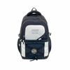 Schoolbag Student Schoolbag Contrast Color Mountaineering Small Bag Picnic Bag 1011 New Trendy Double Shoulder Bar Small Capacity Backpack 