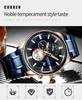 CURREN 8362 Men's Waterproof Six-Hand Business Calendar Watch