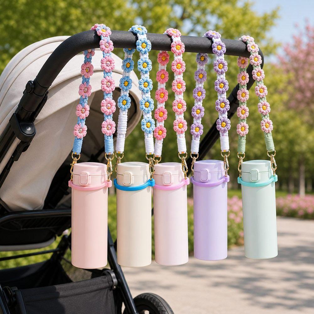 Polyester Cup Carrier Strap Silicone Tumbler Carrying Strap New Cup Holder Lanyard  Walking
