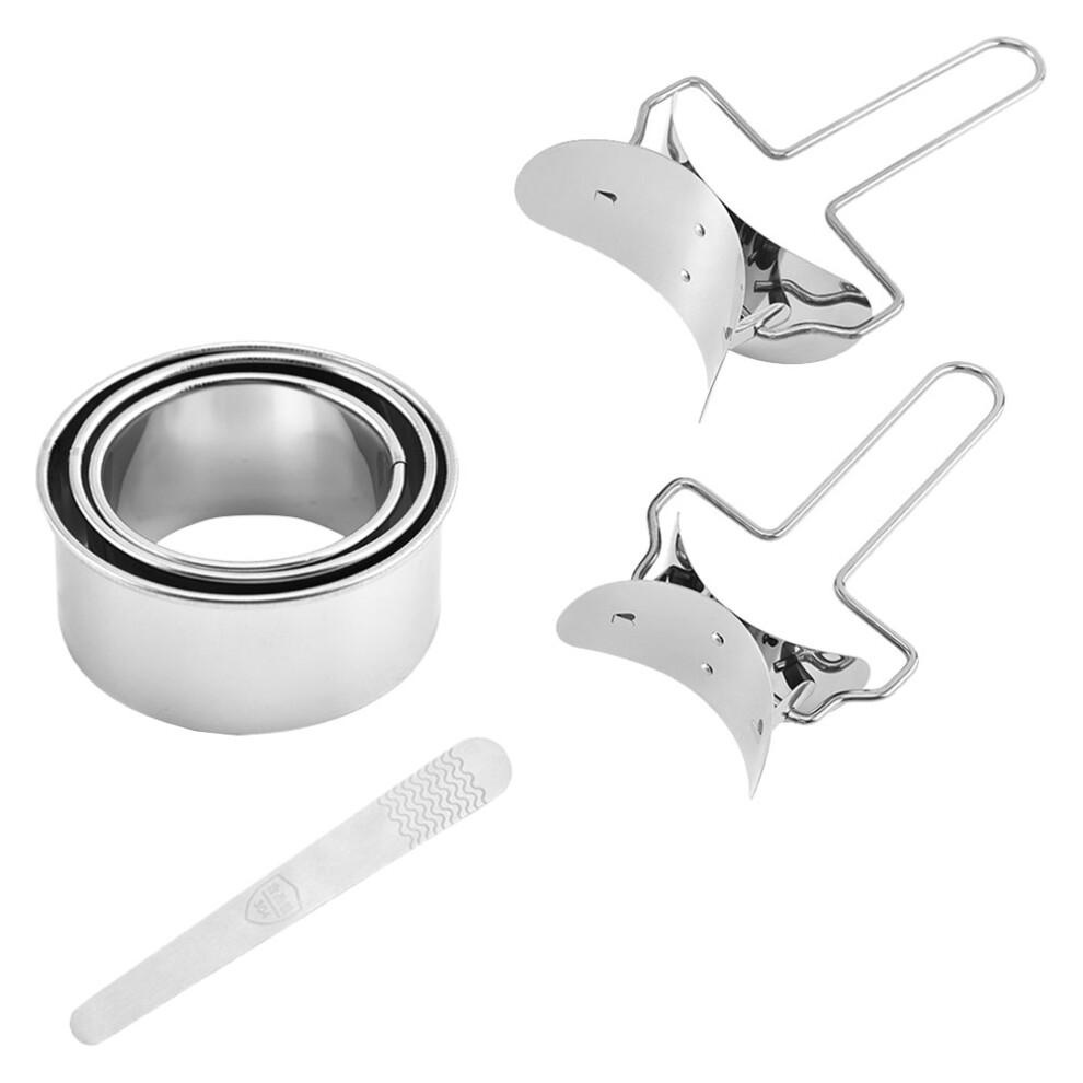 1 Set Stainless Steel Dumpling Mold Module Round