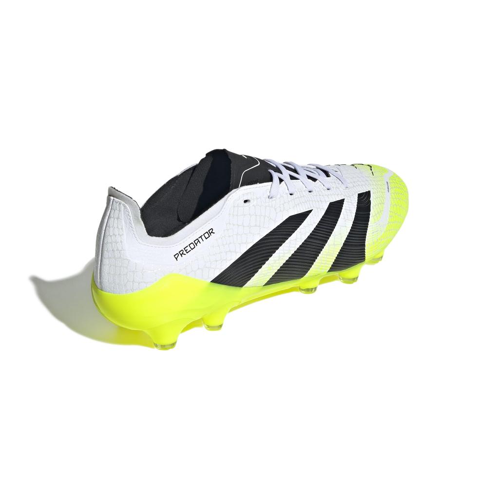 adidas PREDATOR League HG/AG Japan - Footwear White / Core Black / Lucid Lemon (JQ6065) - 27.5 cm