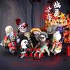 Halloween decoration walking doll, voice-activated luminous bar haunted house scene arrangement ghost doll
