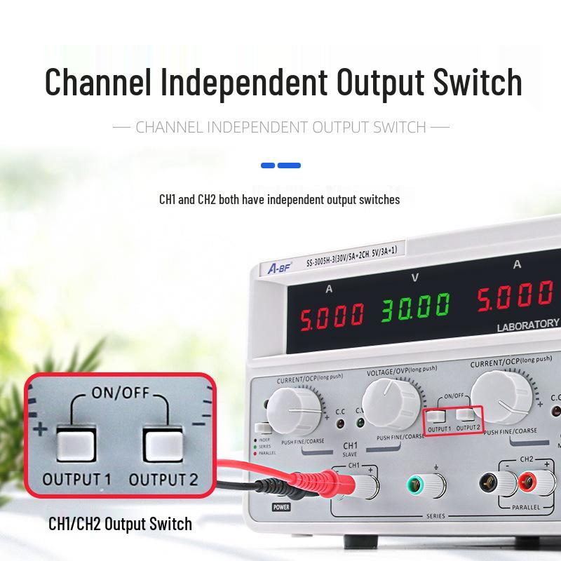 A-BF SS-3003H-3 Three-Channel 30V 3A High-Precision Linear DC Power Supply