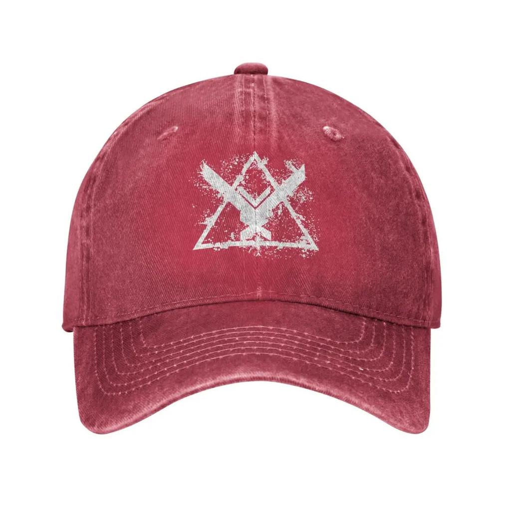 Noble Team Emblem HHalo Game Baseball Caps Vintage Worn Washed Headgear Unisex Outdoor Exercise Hats