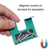 Adjustable Door Hinge Fixing Tool with Magnetic Backing Prevents Shifting 2mm Gaps Alignment for Home Improvement Use
