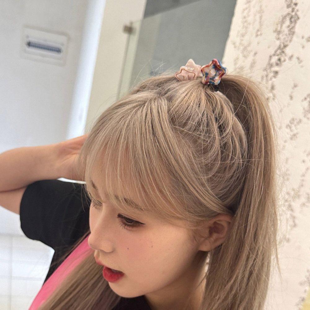 

Women Ponytail Clip Pentagram Headdress Star Hair Clip Hair Barrette Mini Hairpin Flower Hair Claw